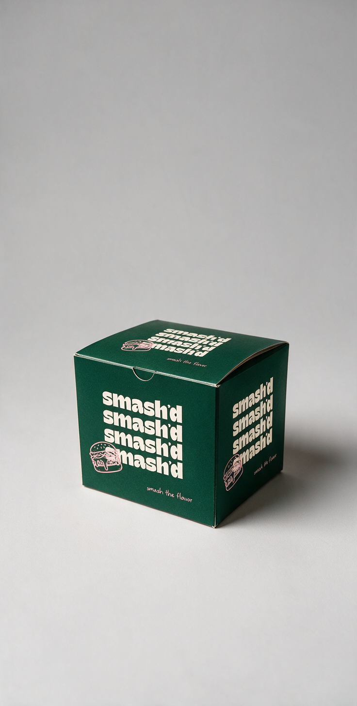 Caja Hamburguesa individual PERSONALIZADA