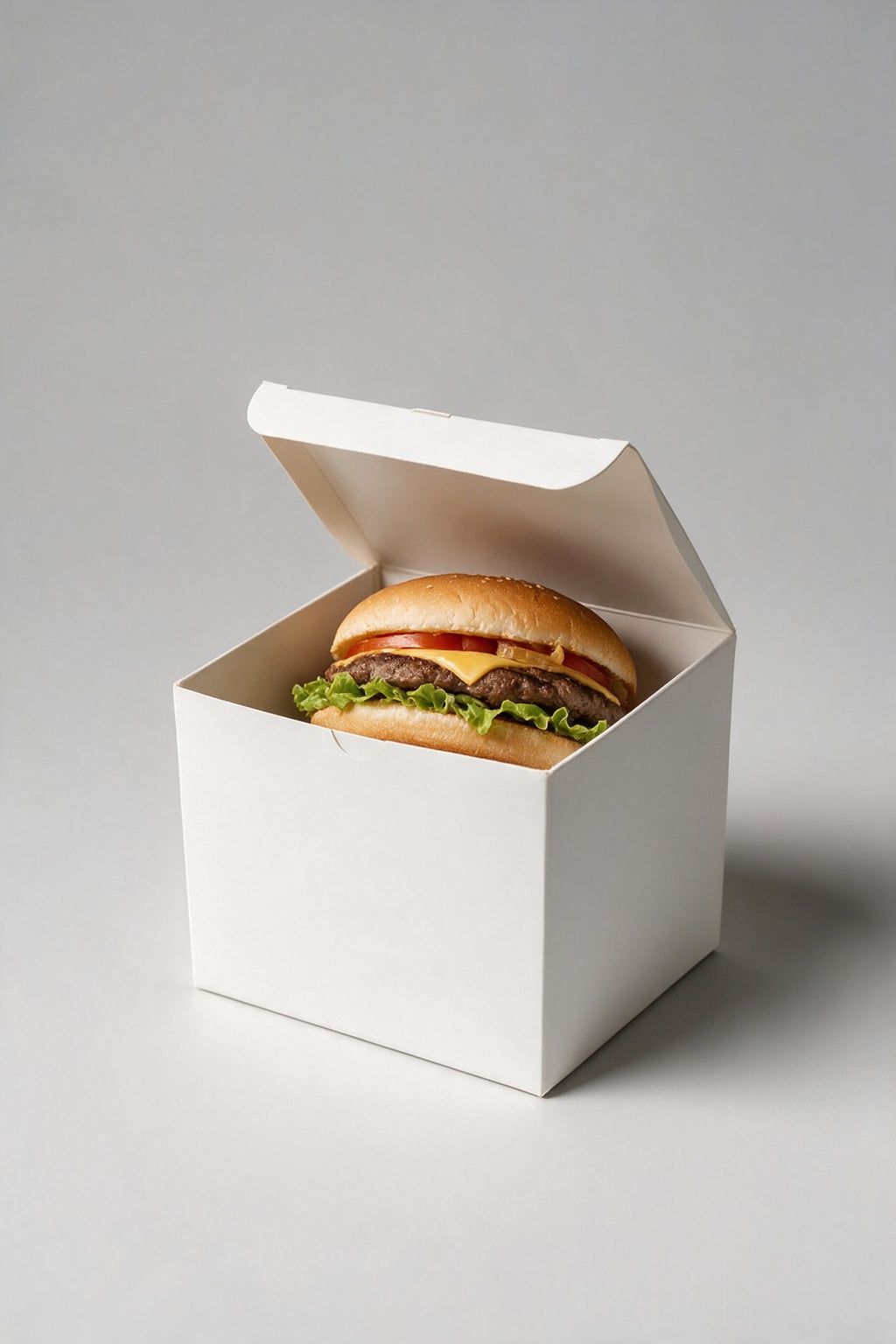Caja Hamburguesa individual