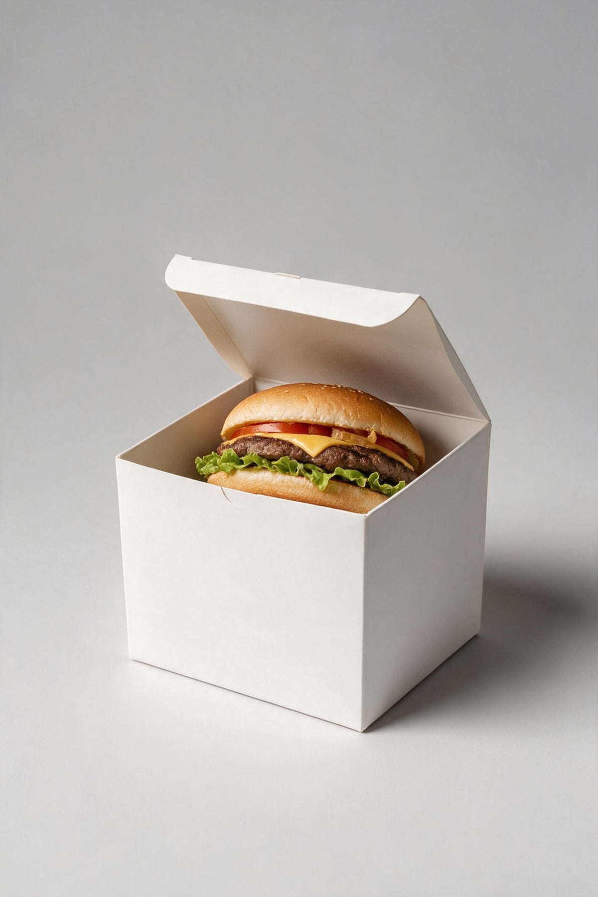 Caja Hamburguesa individual