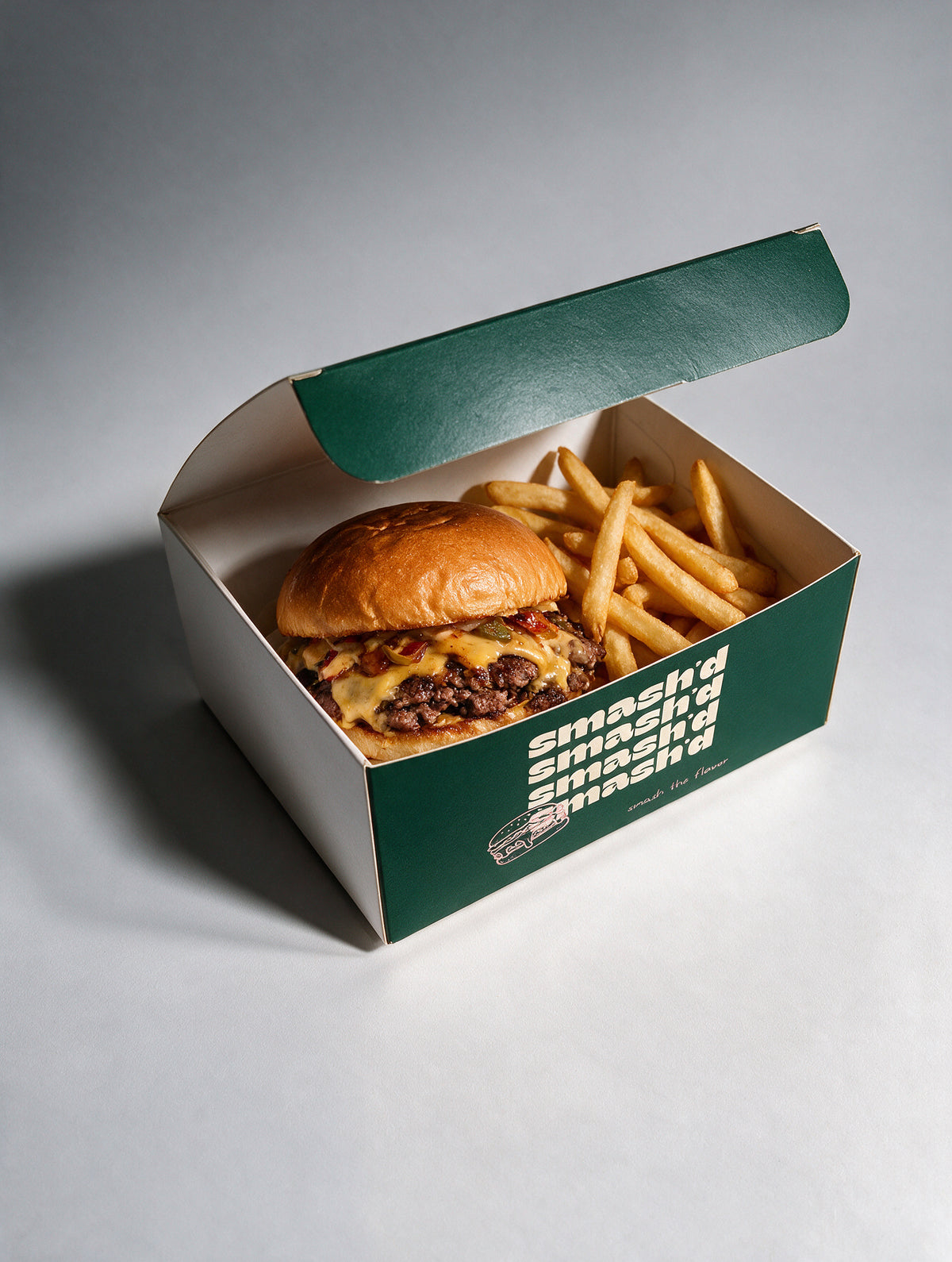 Caja Hamburguesa grande PERSONALIZADA