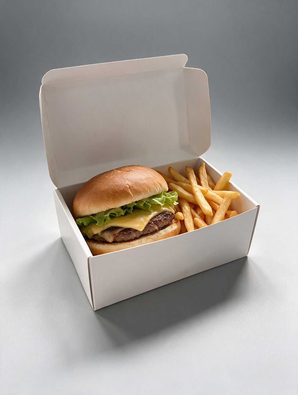 Caja Hamburguesa grande
