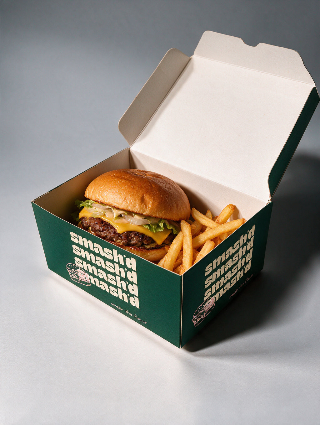 Caja Hamburguesas autoarmable PERSONALIZADA