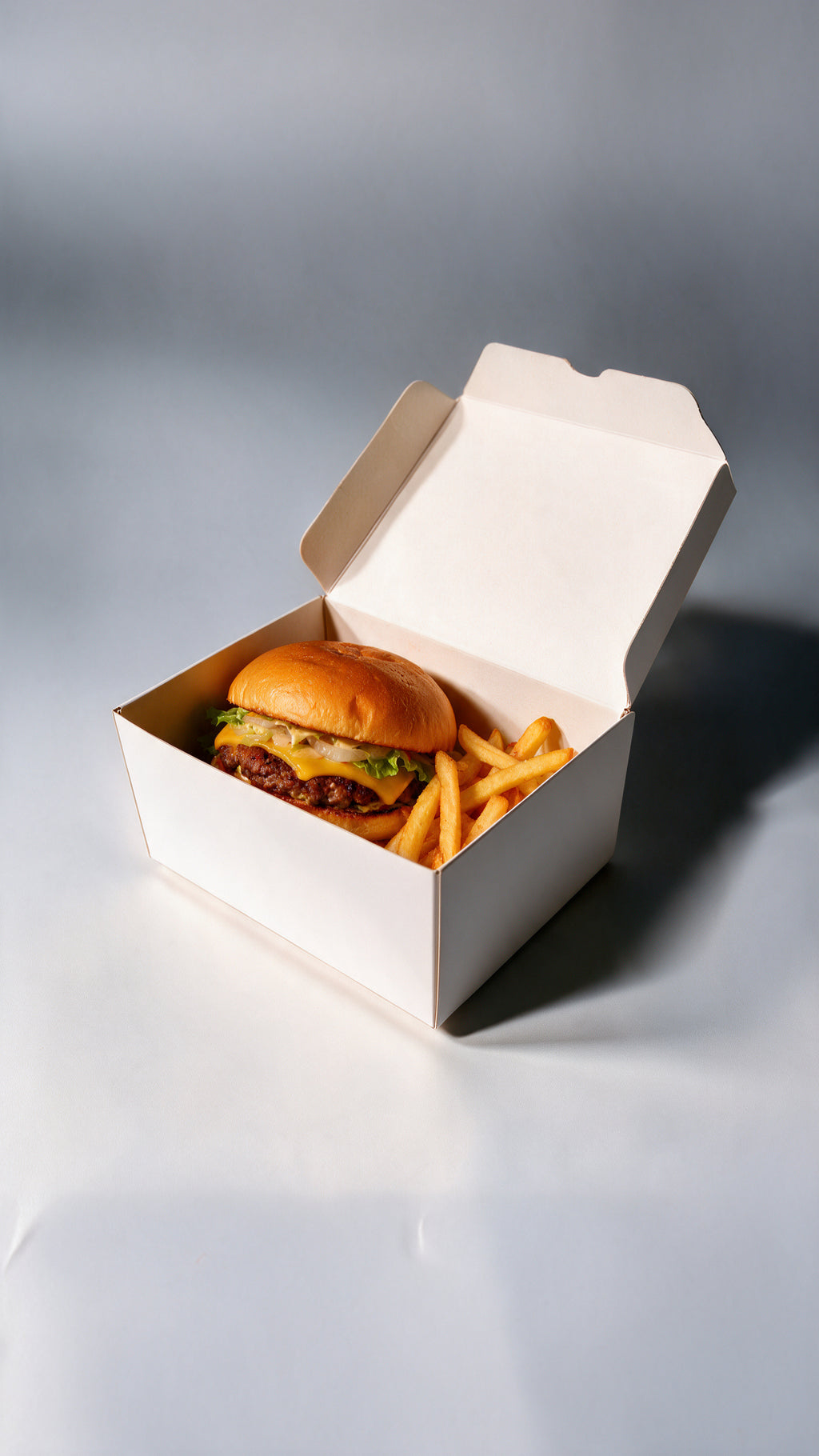 Caja Hamburguesas autoarmable